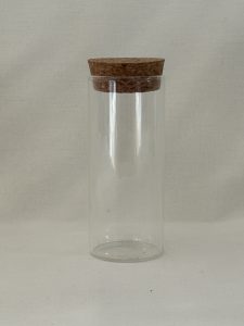 Cork Lid Storage Bottle  11(h) x  4(w)cm - R50